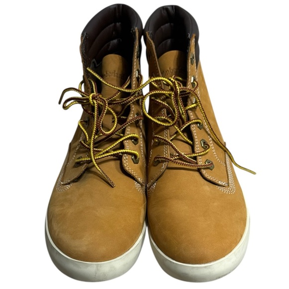 Timberland Dausette Sneaker Boot Wheat brown Nubuck Women’s Shoes Size 10 - Picture 4 of 7